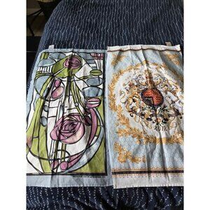 Two beautiful tea towels